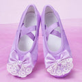 Ballet Shoes for Dancing Child Girl Adult Dance Shoes for Girls Ballet Accessories Modern Dance Girl Ballet Shoes Bow Colorful