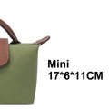 Mini Nylon Dumpling Bag Retro Contrast Color Crossbody Bag Women Luxury Designer Waterproof Handbag for Women Multi-functional