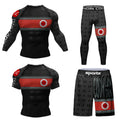 Cody Lundin Durability MMA BJJ Rash Guard Tight Exercise Jogging T - Shirts+Pants 3D Print Compression - View 24 | SAMAG