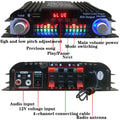 Woopker 45W*4 HiFi Sound Amplifier Digital 4 Channel Audio Amp Support Bluetooth Karaoke Player FM Remote Control for Home