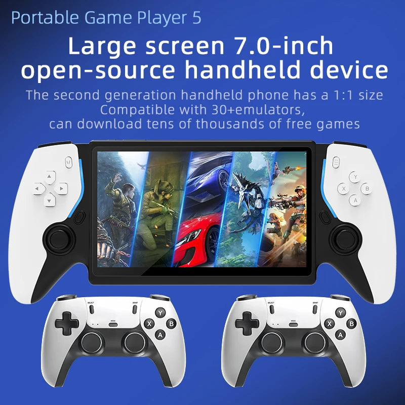 Handheld Game Console HC8000 15000 Preloaded Games 256GB Storage HDMI TV Output Long Lasting Battery Portable Player