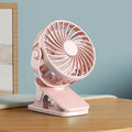 Rechargeable Portable Rechargeable Clip Fan 720°Rotatable Hanging Fan Cooler For Easy Portability Outdoor Office Small Fan 2026
