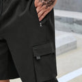 Men's Plain Regular Style Cargo Shorts with Adjustable | SAMAG