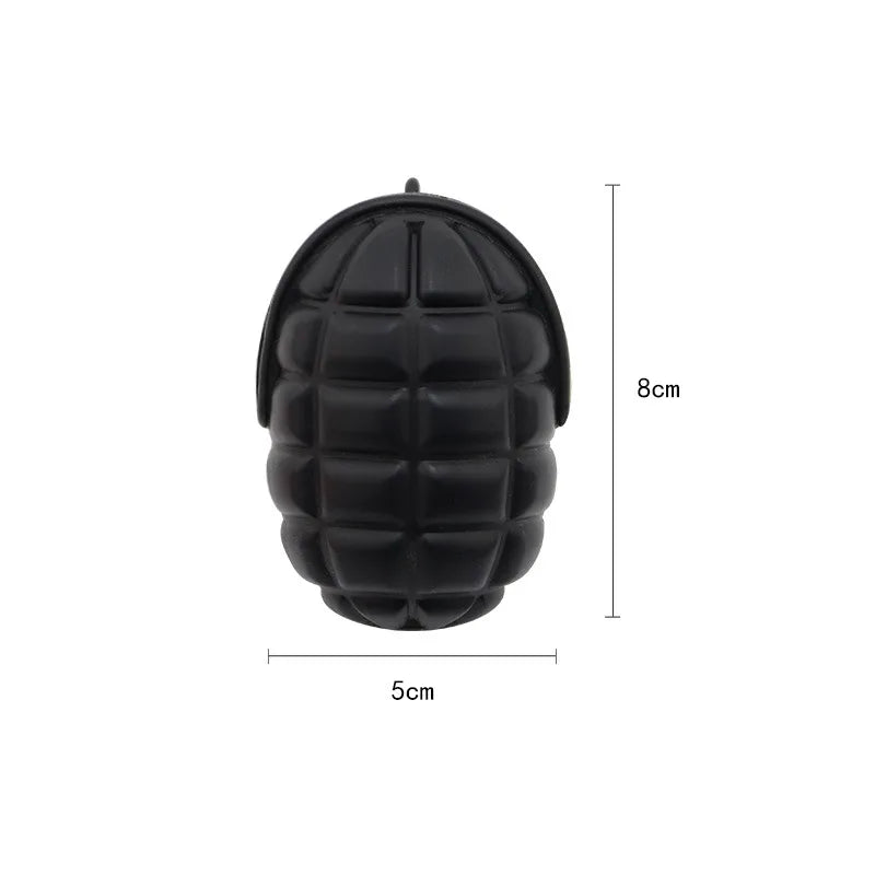 Creative Novelty Grenade Silicone Keychain Pendant Pouch Men's Small Gift Ideal for Coins Keys Earphones Unique Fun Pouch