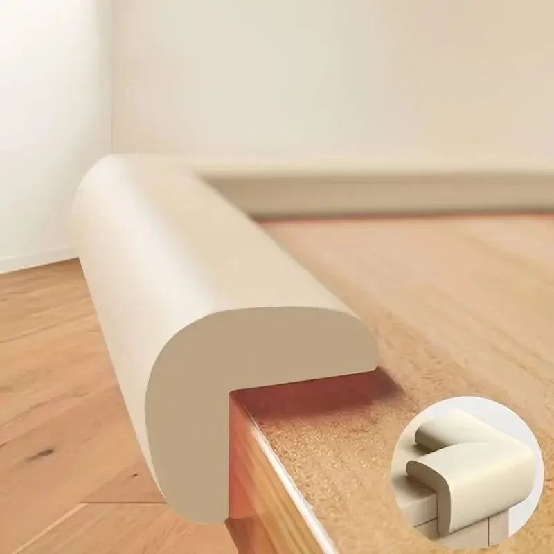 Self-Adhesive 2M Baby Table Edge Corner Bumper Safety Strips Anti-Collision Protector Strips for Indoor Household Furniture Desk