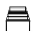 14 Inch High,Bed Frame Platform,Metal Bed,Heavy Duty Steel Slat Mattress Foundation,Easy Assembly,No Noise and Shaking,Black