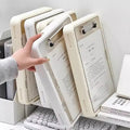 A4 Multifunctional Folder - Transparent Document Organizer Writing Pad for Students, Exam Paper Storage Binder Convenient