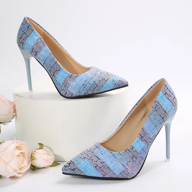 Fashionable Spring/autumn New Arrival Women's High Heels Casual Plus Size Lightweight Elegant Pumps for Women