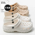Women's Spring and Summer Casual and Comfortable Slippers EVA Thick Sole Anti-Slip Breathable Wide Foot Friendly Home Slippers