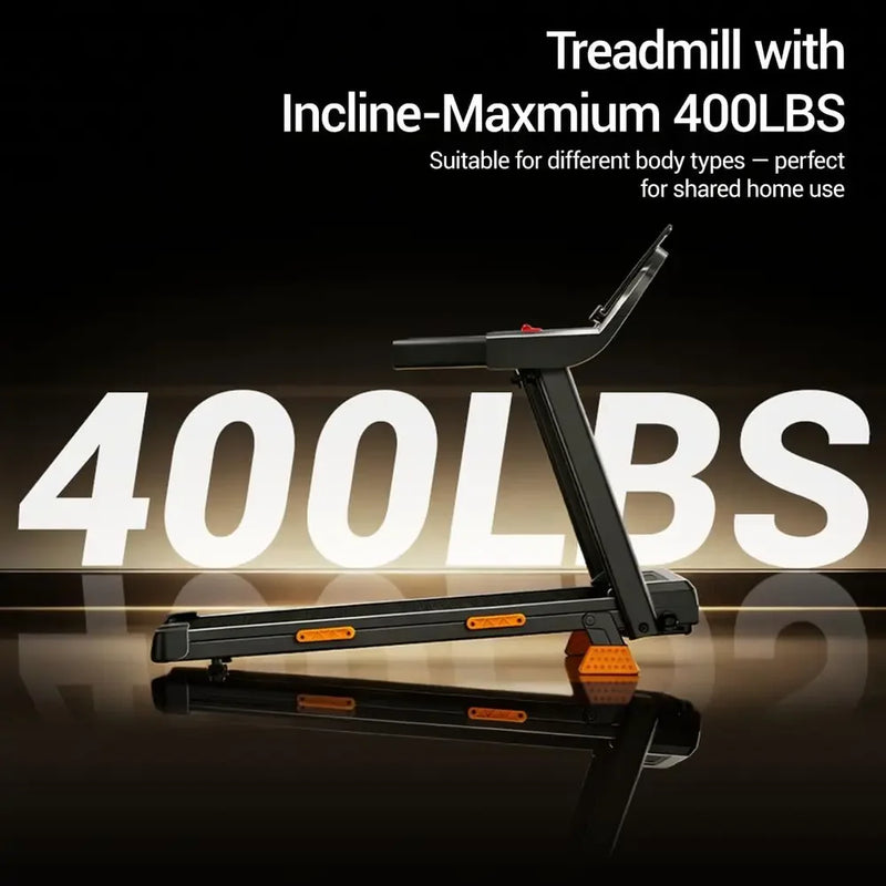 Compact 3 - in - 1 Treadmill with Incline, Folding Design, 12 - View 6 | SAMAG