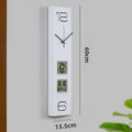 Large Wall Clock Room Modern Design Wood Silent Clock Ornaments for Home Interior Decoration Wall Clocks with Date Temperature