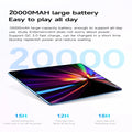2026 12 inch Original Pad 15 Pro Tablet PC Android 16 22GB+2T 20000mAh Snapdragon 8Gen3 Tablets 5G Dual SIM Card WIFI HD 4K Tab