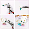 900pcs 1set Jewelry Making Starter Kit Findings DIY Beads Plier Tools Set  Repair Tool Set Suitable For Adults And Beginners