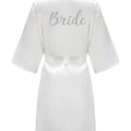 Satin Silk Robes Plus Size Wedding Bathrobe Bride | SAMAG
