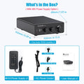 Fosi Audio Upgrade 600W Digtal HiFi Sound Power Amplifier TPA3255 Class D Stereo Amp With Treble & Bass For Home Theater Speaker