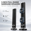 160W Home Theater Set 4Ω Bluetooth Speaker 8 Inch Subwoofer 5.1 Sound System Audio Set For Karaoke TV Living Room KTV Studio