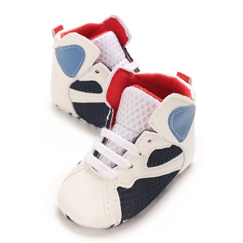 High Top Soft Soled Men's And Women's PU Mesh Breathable - View 4 | SAMAG