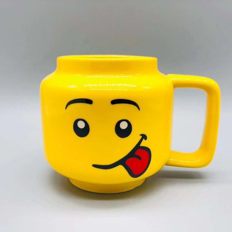 Cute Cartoon 250ML Mug Cups Ceramic Coffee Milk Tea Drinkware Impish Expression Pattern for Couple Friend Christmas gifts Travel
