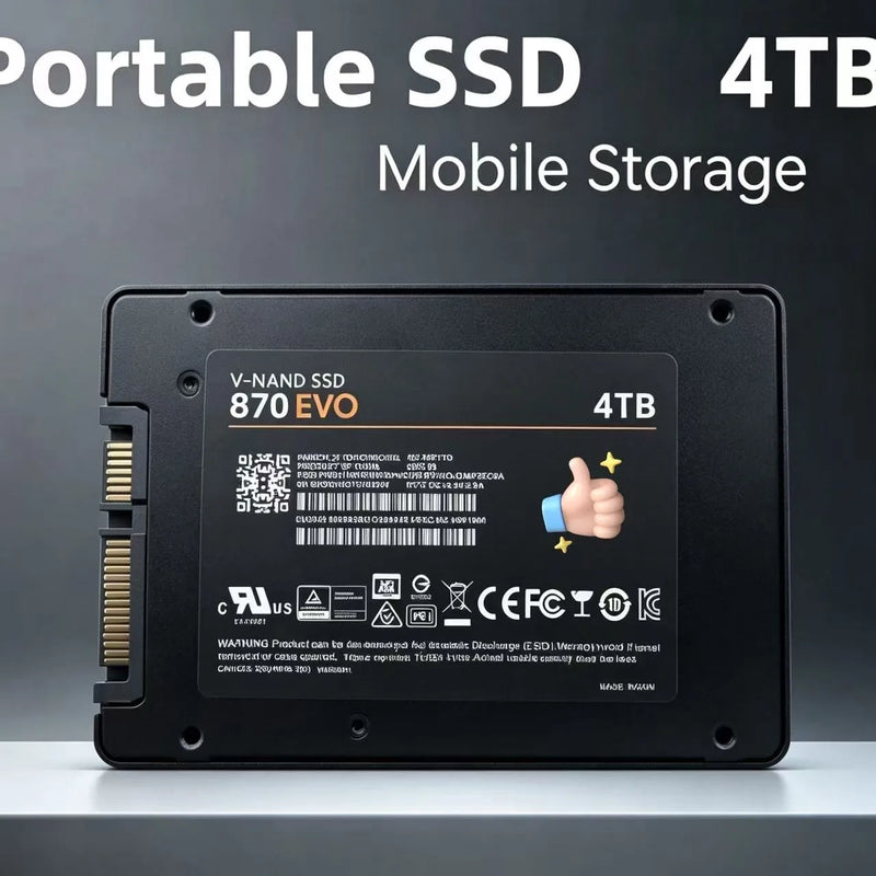 Disque SSD EVO Haute Performance 2026 - Stockage Disque à État Solide Rapide Et Durable Pour Ordinateur Portable & Gaming