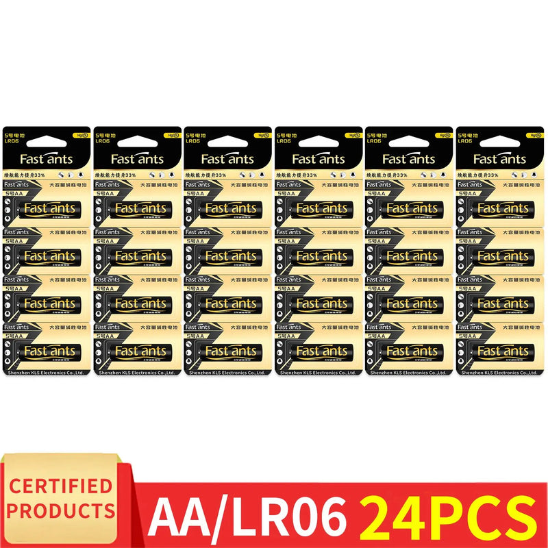 High Quality 1.5V AA LR06 Alkaline Battery Long Lasting Disposable Dry Batteries for Toy Remote Clock Wireless Mouse Keyboard