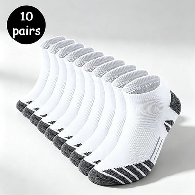 10 Pairs Man and Women Socks Sports Solid Color Male's | SAMAG