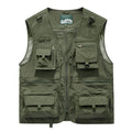 Men's Fishing Vest Breathable Multi Pocket Outdoor Mountaineering Cycling Camping Travel Photography Men's Sports Vest