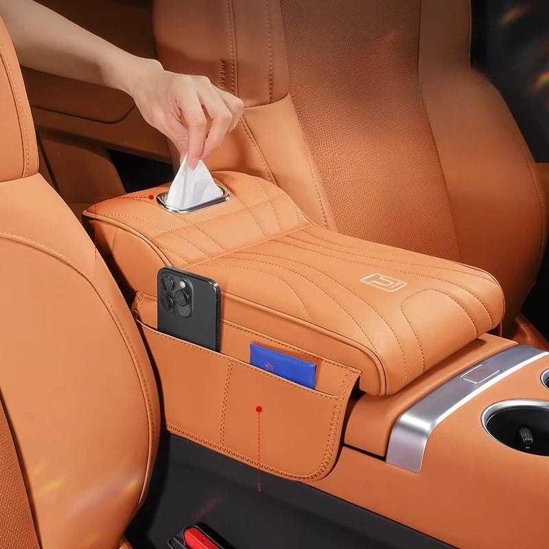 For GWM Tank 500 Hi4-T Hi4-Z 2025 2024 Armrest Box Height Pad Special Central Elbow Support Tissue Box Storage Box
