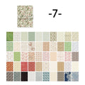 Mr. Paper 100pcs/book Vintage Character Message Card Beautiful Flowers European Style Hand Account Material Memo Pad