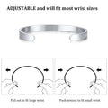 Men Bangle, Enemal Viking Logo Cuff Bracelet For Gentleman, Stainless Steel Minimalist - Visuel 4 | SAMAG
