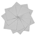 10pcs/50pcs Sterling Silver Polishing Cloth Set Jewelry Cleaning Cloths Soft Wipe Wiping Cloth Keep Jewelry Shining Tools