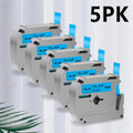 1/3/5Pack M-K231 M Tape Compatible for Brother P-Touch M231 MK231 MK-231 12mm Black on White for Brother PT70 PT80 Label Printer