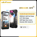 Ulefone Armor 34+ 5G Rugged Phone Smartphone Android 15 25500mAh 66W Up to 32GB+512GB 6.95" 120Hz Display Versatile LED Light