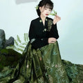 Hanfu Horse Face Skirt Chinese Style Costume Mamianqun Ming Dynasty Weaving Chinese Dress Vest Skirt