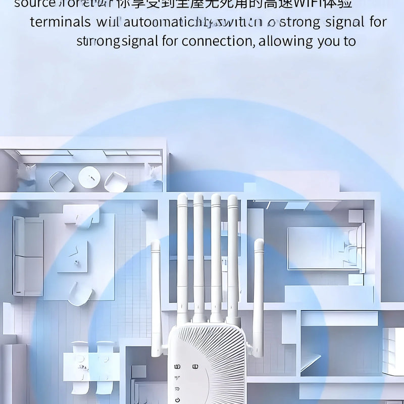 Dual Band Wifi AmplifierAC1200/AC300  2.4G/5G Repeater Network Expander Range Extender Wireless Router Signal Booster