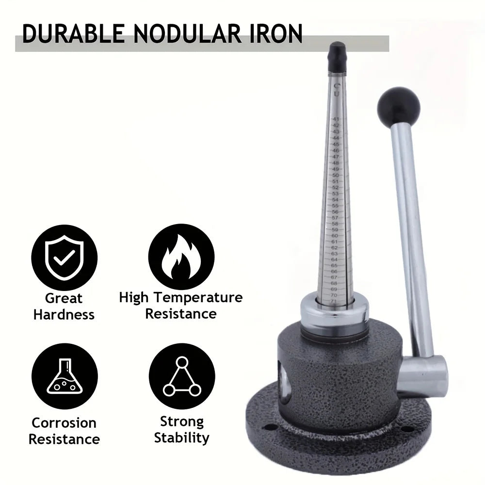 Ring Sizer Mandrel with 4 Scales EUR/US/JAPAN/HK Jewelry Craft Tool for Measuring Stretching and Shaping Rings
