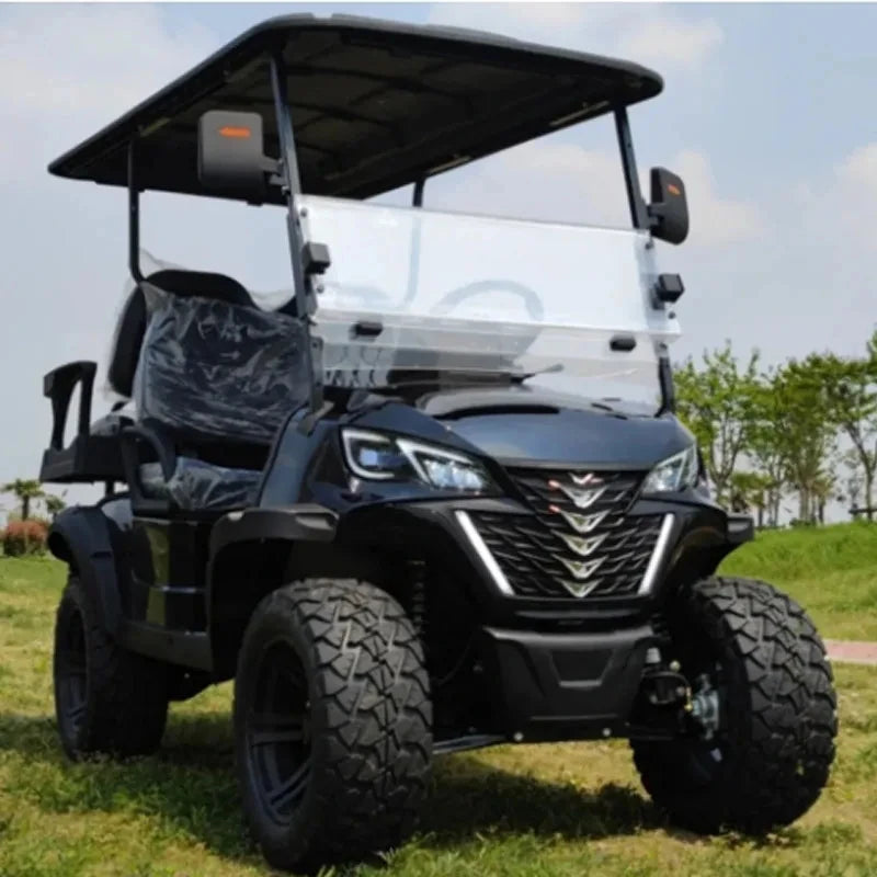 4 Wheel New Design Street Legal 4 Seater 72V Lithium Battery Golf Carts New Arrival Golf Carts 5KW AC Motor Electric Golf Carts