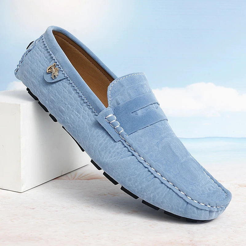 Formal Italian Shoes Men Handmade Leather Loafer Casual Driving Flats Slip-on Shoes Luxury Comfy Moccasins Loafers Shoes for Men