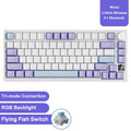 AJAZZ AK820/Pro Wireless Mechanical Keyboard Bluetooth 5.1 2.4G USB-C Wired Hot Swappable RGB Gaming Keyboard Gasket Mount with