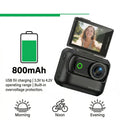 ANSVICAM 4K Mini POV Magnetic Sports Camera Anti-shake Portable Vlogging Camera with Charging Case Wearable Body Thumb Cameras