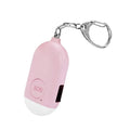 Personal SOS Defense Alarm 130dB With LED Light Rechargeable Self Defense Woman Safety Alarm Key Chain Emergency Anti-Attack