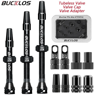 BUCKLOS Bicycle Tubeless Valve 40/44/55/60/80/100MM Bike | SAMAG