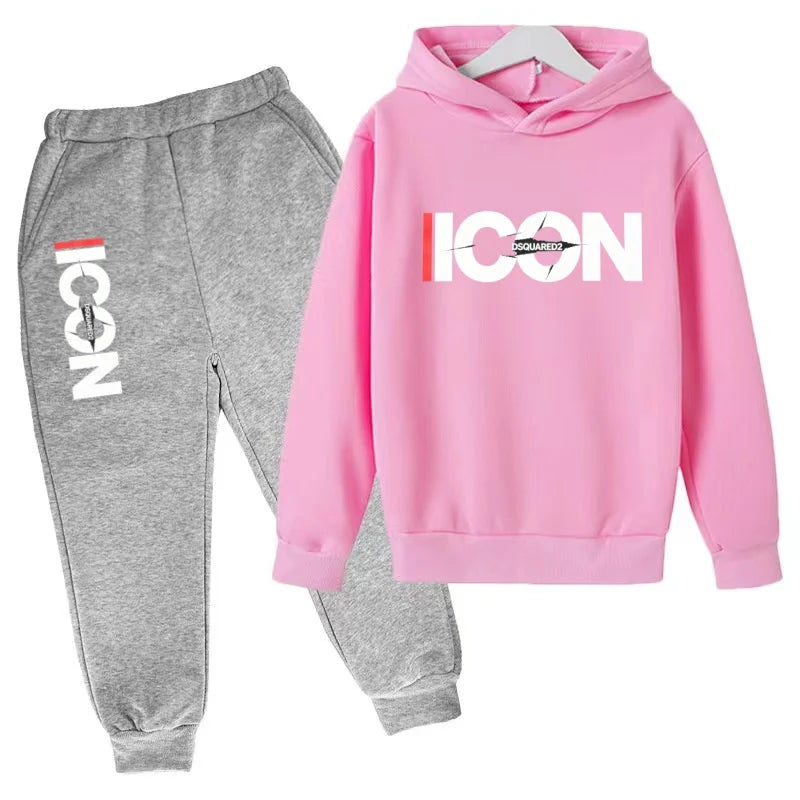 Children's Hooded Sweatshirt with Letters - 3-13 Years | SAMAG
