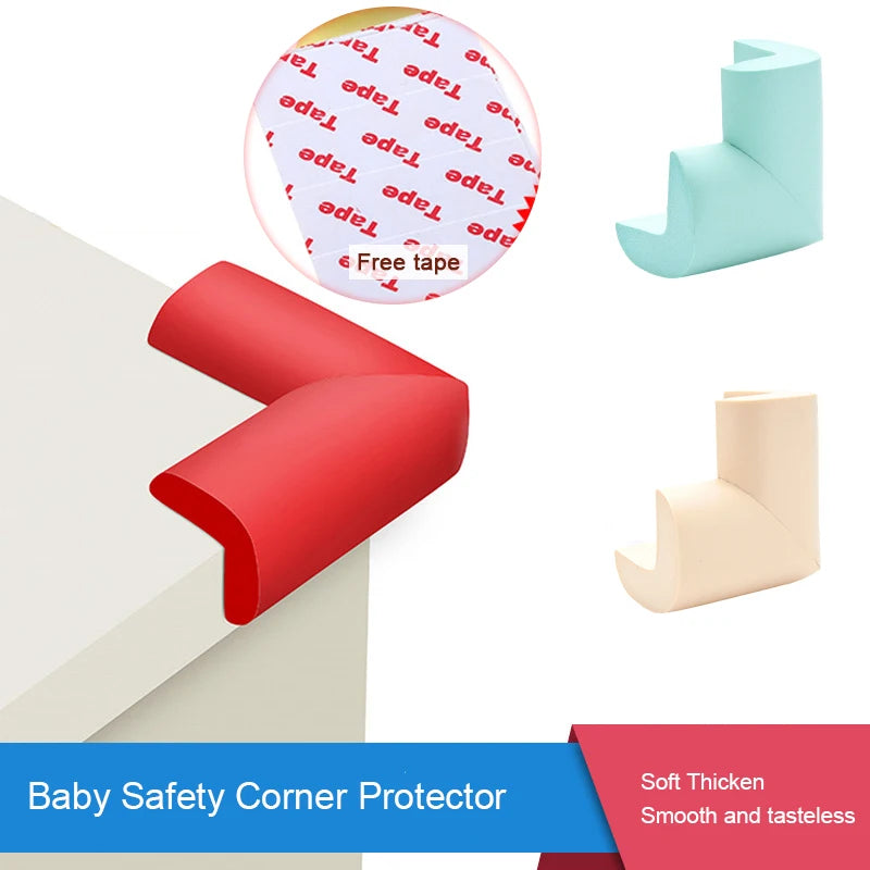 10Pcs Baby Safety Corner Home Soft Edge Corners Toddle Infant Safety Protection Furniture Protector Table Guards Cover