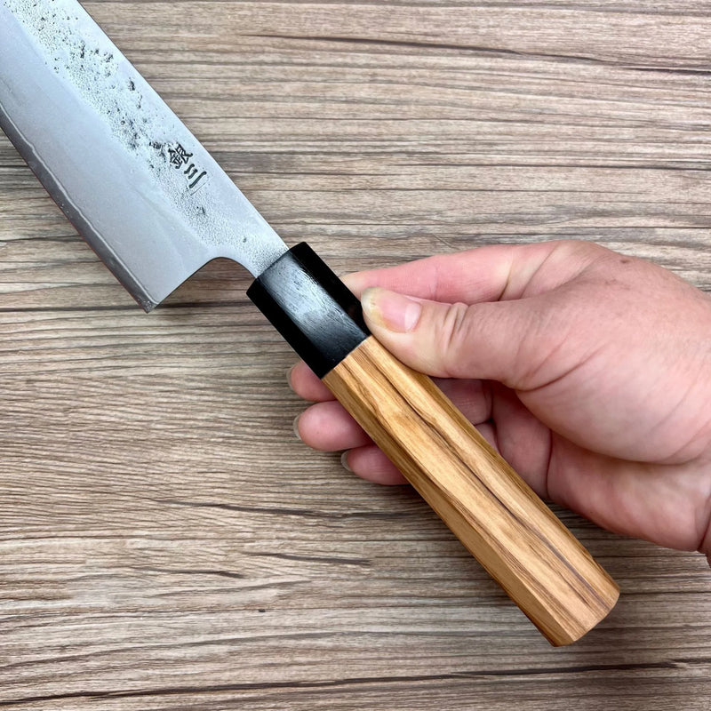8.3 Inch Chef Knife Stainless Silver Steel No. 3 Blade Wood Handle Cleaver Meat Slicing Vegetables Japanese Kitchen Sharp Knife