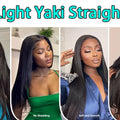 18A Light Yaki Straight Hair Bundles 4PCS Deal Natural Color 100% Human Hair Bundles Quick Weaves Sew In Human Hair Extensions