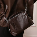 Women's Handbag 2026 New Top Grain Leather Boston Bag Unique Shoulder Crossbody Bag Vintage Commuting Versatile Handheld Tote