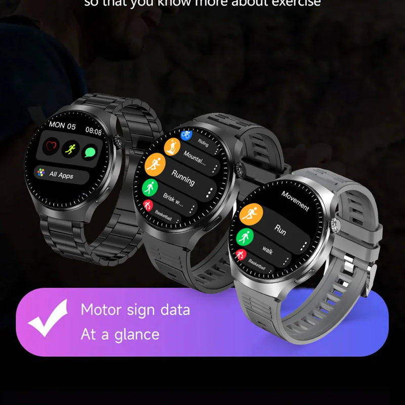 G.L Wear 2025 New Men's Smart Watch HD Display Health Tracking Bluetooth Calling Voice Assistant Sports Smartwatch