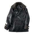 Game Biohazard Resident 9 Requiem Leon Scott Kennedy Cosplay Costumes Black Faux Leather Jacket With Faux Fur Collar For Man