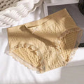 Charming lightweight lace underwear featuring a bowknot for women ideal for home relaxation and casual outings