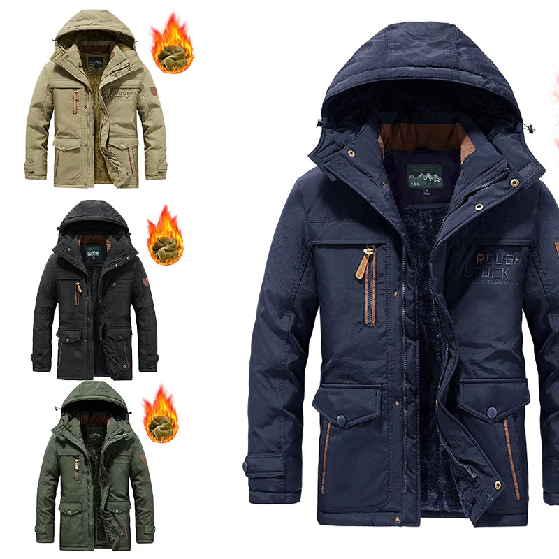 doudounes man Winter Men's Outdoor Windproof Warm Trend Down Jacket Cold Proof Warm Trend Versatile Neutral Feather Jacket moncl
